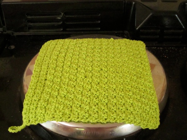 Textured Dishcloth Completed.